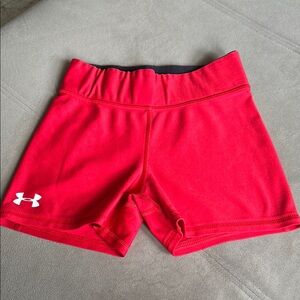 Under Armour Women's Red Athletic Boy Shorts S
